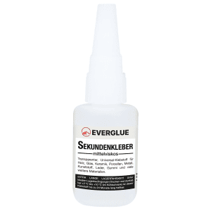 Everglue extra lang houdbare secondenlijm cyanoacrylaat middel viscositeit (Middel ) 20g doseerflesje