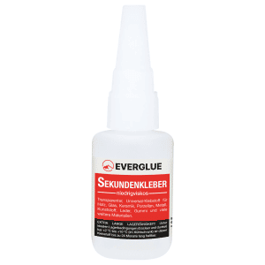 Everglue extra lang houdbare secondelijm cyanoacrylaat Low viscositeit (Dun ) 20g doseerflesje